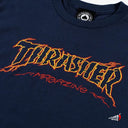 Playera Thrasher Cracked By Exteenager Navy