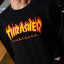 Sudadera Crewneck Thrasher Flame Logo