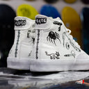 Tenis Casta Propaganda Soho Hi x Chilango Skate Blanco