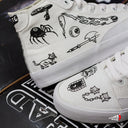 Tenis Casta Propaganda Soho Hi x Chilango Skate Blanco