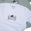 Playera Benzaa Ladrillos Blanca