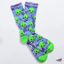 Calcetas Ripndip We Out Here Purple Tie Dye