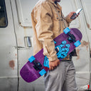 Patineta Cruiser Santa Cruz Street Skate Screaming Hand Purple 8.4 X 29.4"