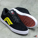 Tenis Gremio Gremium Negro Lineas Amarillas