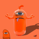 Muñeco Inflable Toy Machine Sect Orange