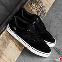 Tenis Emerica The Low Vulc Black Gold White Con Detalle