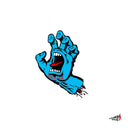 Sticker Santa Cruz Screaming Hand Blue 9x6cm