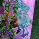 Tabla Alebrije Dragon A La Caza Foil
