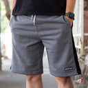 Short Benzaa Felpa Negro Gris Negro