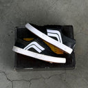 Tenis Gremio Medieval Negro Piel Oxford  Con Detalle