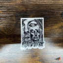 Sticker Fucking Awesome Double Squere 10x7cm