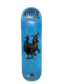 Tabla Alebrije Gallo Monstruoso Azul