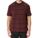 Playera Spitfire Bighead Embroidered Stripe Burgundy Black