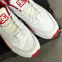 Tenis DC Shoes Tribeka JS White Leather Red