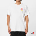 Playera Spitfire Swirl Overlay White Yellow