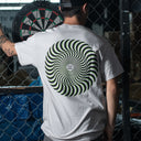 Playera Spitfire Classic Swirl Overlay Ice Grey