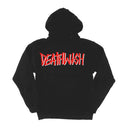 Sudadera Deathwish Death Spray Black White Red