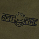 Sudadera Spitfire Zip Up Arch Embroidered Olive