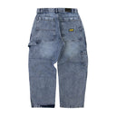 Pantalon Benzaa Denim Deslavado Azul