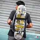 Mochila Mayas Porta Skate Gris