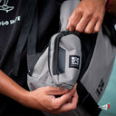 Mochila Mayas Porta Skate Gris