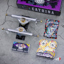 Set Catrina Para Armar Tabla Plata Negro