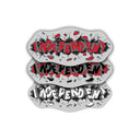 Sticker Independent Outbreak Clear Mylar