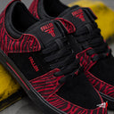 Tenis Fallen Trooper Black Red Zebra
