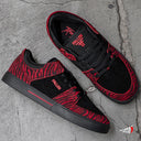 Tenis Fallen Trooper Black Red Zebra