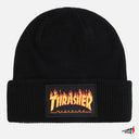 Beanie Thrasher Flame Patch