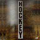 Sticker Hockey Logo Black 25x3cm