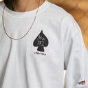Playera As de Paz Placa Long Sleve Blanca