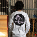 Playera As de Paz Placa Long Sleve Blanca