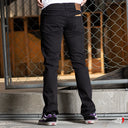 Pantalon Volcom Vorta Leg Opening Black in Black