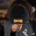 Beanie Thrasher Flame Patch