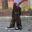 Pantalon Benzaa Cargo Pana Musgo