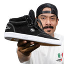 Tenis Franco x El Rotulista Negro Blanco