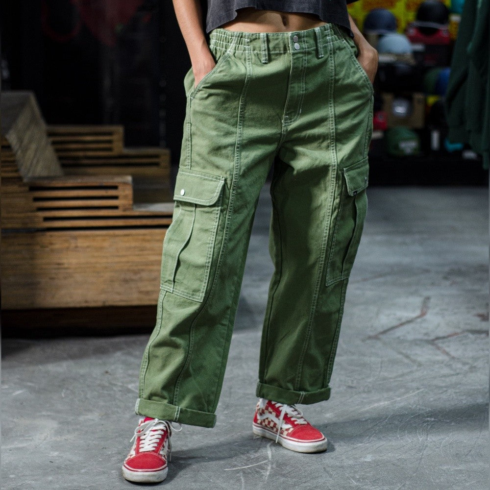 Sportmarket Pantalones Vans Mujer Olive Pantalones Vans Mujer