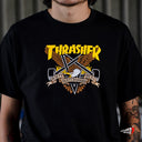 Playera Thrasher x Antihero Eaglegram Black