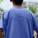 Playera Tony Delfino Embossed Bold Logo Plumbago