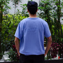 Playera Tony Delfino Embossed Bold Logo Plumbago