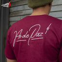 Playera As de Paz Firma Vino