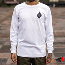 Playera As de Paz Placa Long Sleve Blanca