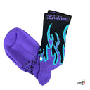 Calcetas Ludica Flamas Morado