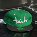 Gorra Tricolor Verde Logo Blanco