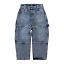Pantalon Benzaa Denim Deslavado Azul