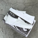 Tenis Vans Skate Slip On Pro True White Con Detalle