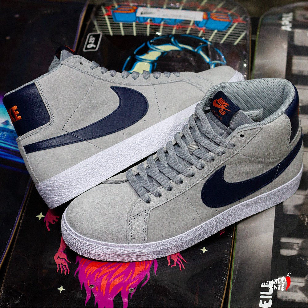 Tenis Nike SB Zoom Blazer Mid Wolf Grey – Chilango Skate