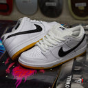 Tenis Nike SB Dunk Low Pro White Black Gum