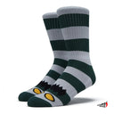 Calcetas Toy Machine Face Monster Big Stripe Grey Green